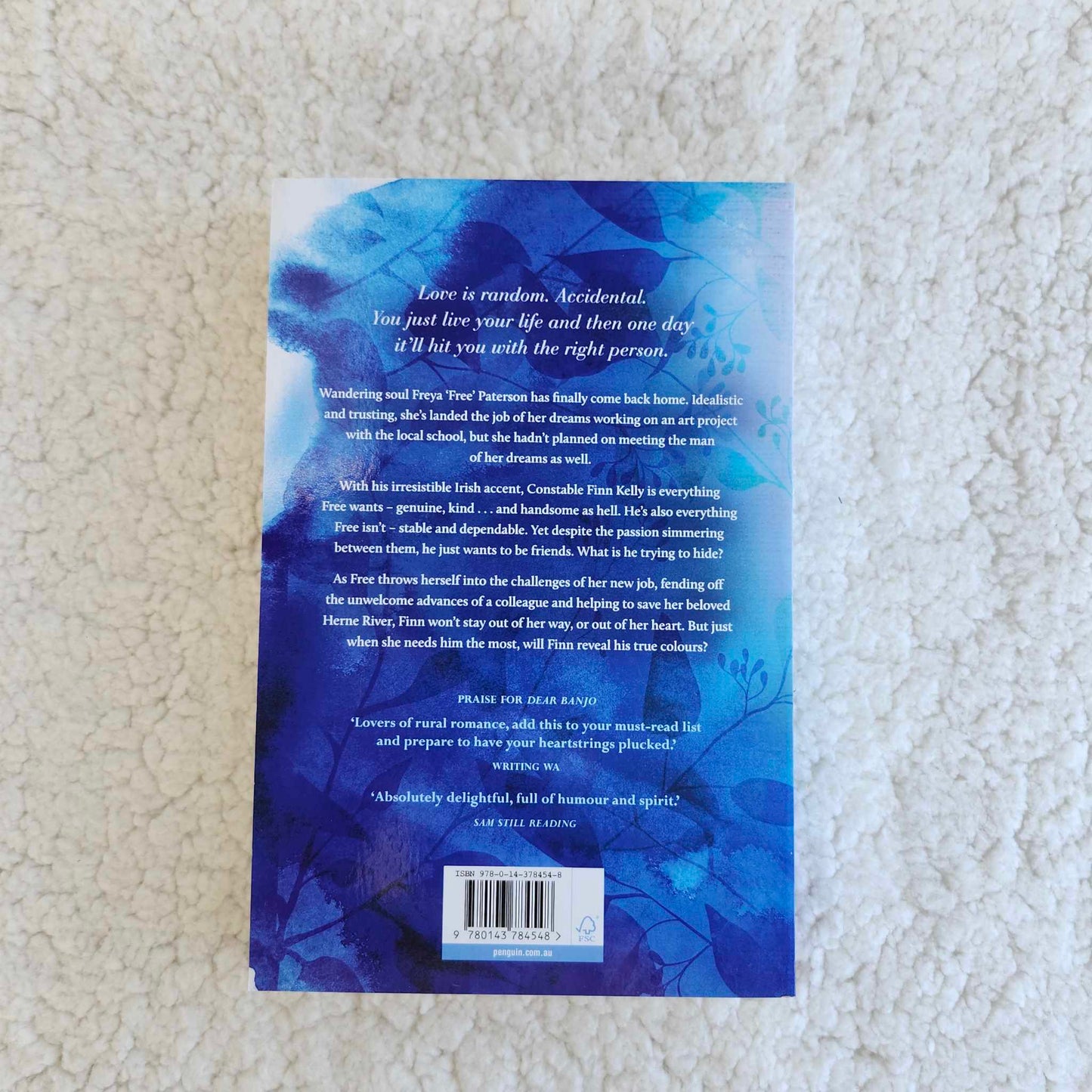 Signed copy: True Blue by Sasha Wasley