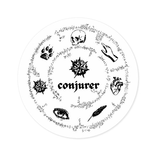 Conjurer Circle of Seven Round Stickers, Indoor\Outdoor