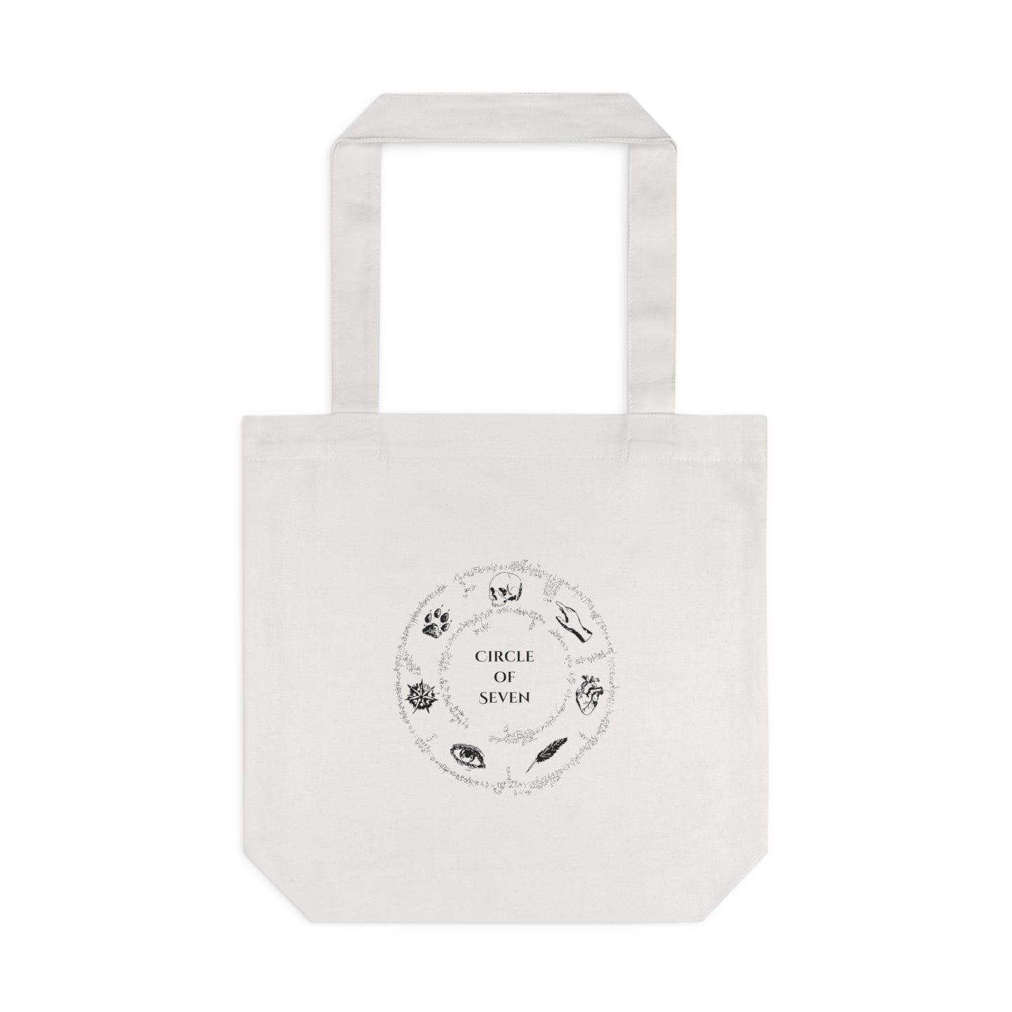 Healer Circle of Seven Cotton Tote Bag