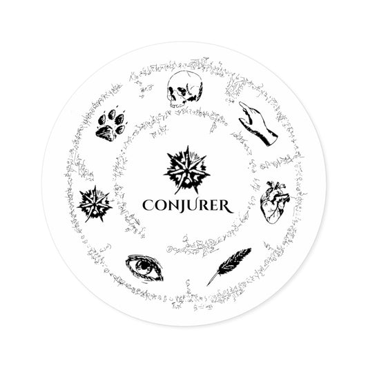 Conjurer Circle of Seven Round Stickers, Indoor\Outdoor