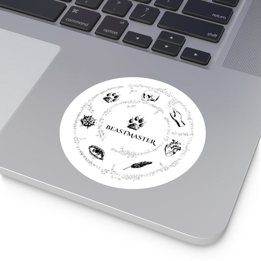 Beastmaster Circle of Seven Round Stickers, Indoor\Outdoor