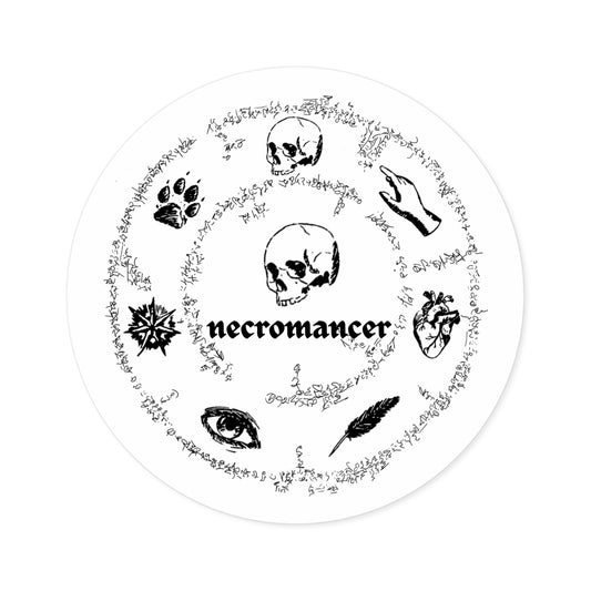 Necromancer Circle of Seven Round Stickers, Indoor\Outdoor