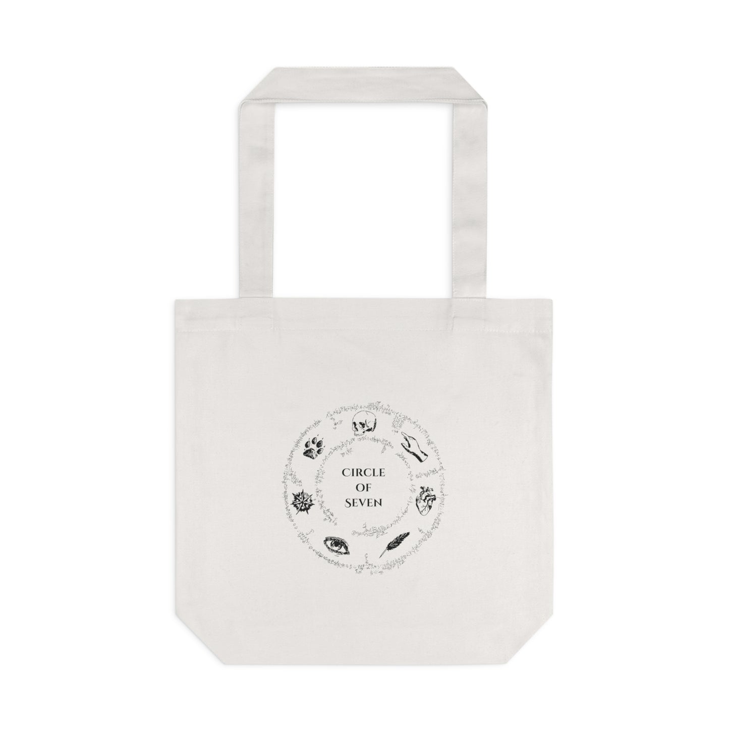 Empath Circle of Seven Cotton Tote Bag